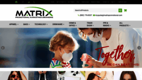 What Matrixpromotional.com website looked like in 2020 (3 years ago)
