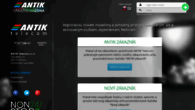 What Moj.antik.sk website looked like in 2020 (3 years ago)