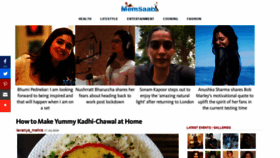 What Memsaab.com website looked like in 2020 (3 years ago)