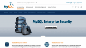 What Mysql.it website looked like in 2020 (3 years ago)