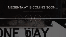 What Megenta.at website looked like in 2020 (3 years ago)