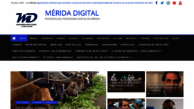 What Meridadigital.com.ve website looked like in 2020 (3 years ago)