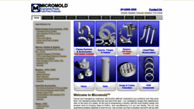 What Micromold.com website looked like in 2020 (3 years ago)