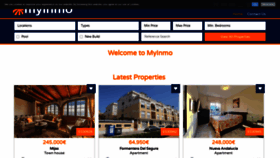 What Myinmo.com website looked like in 2020 (3 years ago)