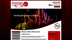 What Movac.co.uk website looked like in 2020 (3 years ago)