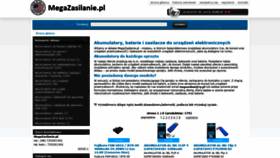 What Megazasilanie.pl website looked like in 2020 (3 years ago)