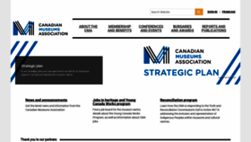 What Museums.ca website looked like in 2020 (3 years ago)