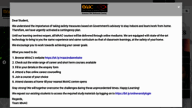 What Maacindia.com website looked like in 2020 (3 years ago)
