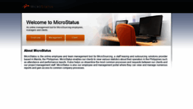 What Microstatus.com website looked like in 2020 (3 years ago)