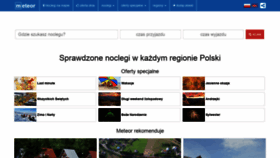 What Meteor-turystyka.pl website looked like in 2020 (4 years ago)
