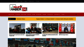 What Malatyahaber24.com website looked like in 2020 (3 years ago)