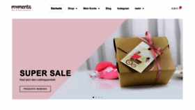 What Moments-shop.de website looked like in 2020 (3 years ago)