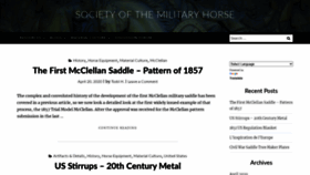 What Militaryhorse.org website looked like in 2020 (3 years ago)