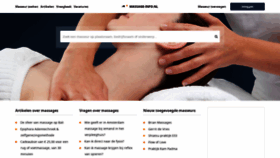 What Massage-info.nl website looked like in 2020 (3 years ago)