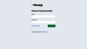 What My.klikpajak.id website looked like in 2020 (3 years ago)