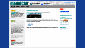 What Modulcad.com website looked like in 2020 (3 years ago)