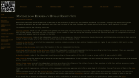 What Mherrera.org website looked like in 2020 (5 years ago)