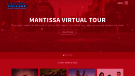 What Mantissa.edu.my website looked like in 2020 (3 years ago)