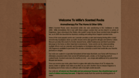 What Milliescentedrocks.com website looked like in 2020 (3 years ago)