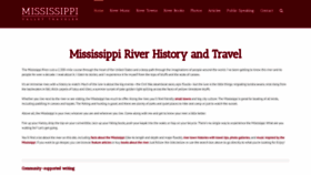 What Mississippivalleytraveler.com website looked like in 2020 (3 years ago)