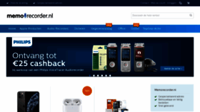 What Memorecorder.nl website looked like in 2020 (3 years ago)