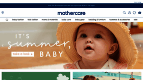 What Mothercare.in website looked like in 2020 (3 years ago)