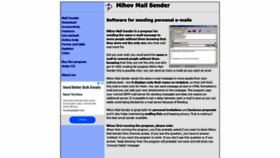 What Mailsender.info website looked like in 2020 (3 years ago)