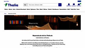 What Mayersche.de website looked like in 2020 (3 years ago)