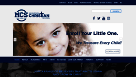 What Mchristianschool.com website looked like in 2020 (5 years ago)