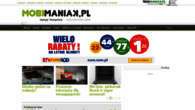 What Mobimaniak.pl website looked like in 2020 (3 years ago)