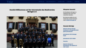 What Mv-ebringen.de website looked like in 2020 (3 years ago)