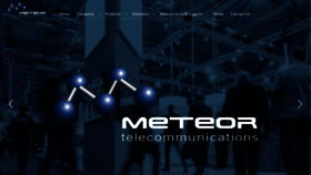 What Meteortel.com website looked like in 2020 (3 years ago)