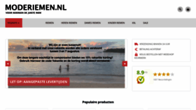What Moderiemen.nl website looked like in 2020 (3 years ago)