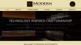 What Modernwoodcrafts.com website looked like in 2020 (3 years ago)