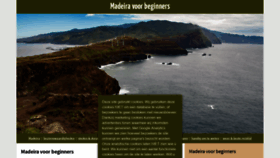 What Madeiravoorbeginners.nl website looked like in 2020 (3 years ago)