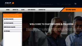 What Moverspackersindubai.com website looked like in 2020 (3 years ago)