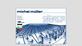What Michal-muller.cz website looked like in 2020 (3 years ago)