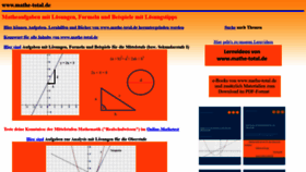 What Mathe-total.de website looked like in 2020 (3 years ago)