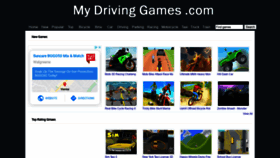 What Mydrivinggames.com website looked like in 2020 (3 years ago)