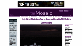 What Mosaicmagazine.com website looked like in 2020 (3 years ago)