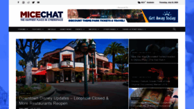 What Micechat.com website looked like in 2020 (3 years ago)