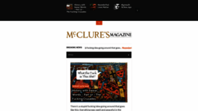 What Mccluresmagazine.com website looked like in 2020 (3 years ago)