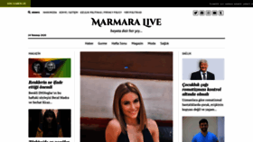 What Marmaralive.com website looked like in 2020 (3 years ago)