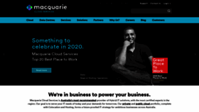 What Macquariecloudservices.com website looked like in 2020 (3 years ago)