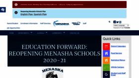What Mjsd.k12.wi.us website looked like in 2020 (3 years ago)
