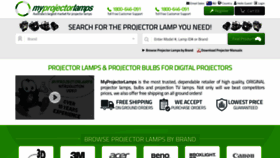 What Myprojectorlamps.com.au website looked like in 2020 (3 years ago)
