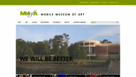 What Mobilemuseumofart.com website looked like in 2020 (3 years ago)