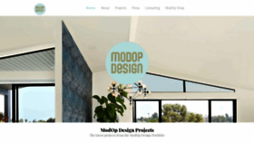 What Modopdesign.com website looked like in 2020 (3 years ago)