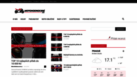 What Motohodnoceni.cz website looked like in 2020 (3 years ago)