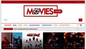What Movieshub.com.ng website looked like in 2020 (3 years ago)
